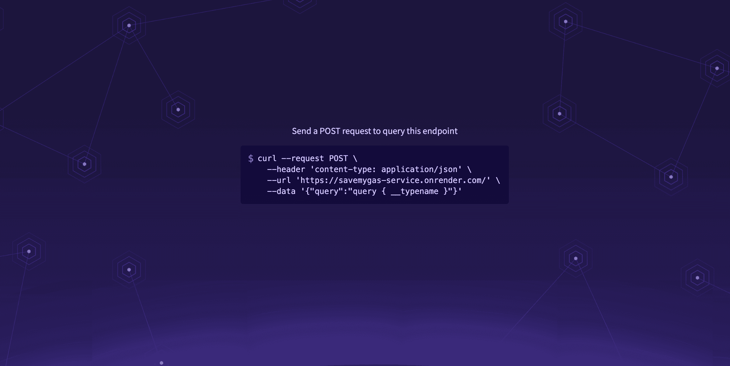 save my gas api
